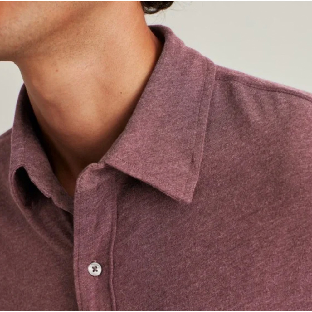 Bonobos Brushed Flannel Button Down Shirt $110 Red Jasper Long Sleeve NWT Large - Picture 4 of 8